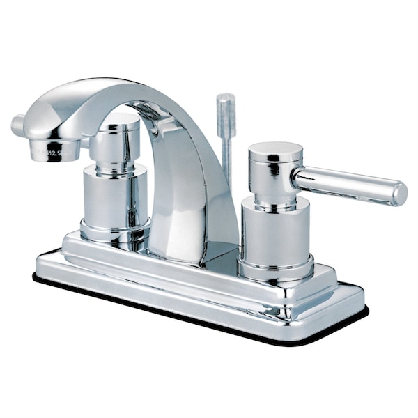 KS4641DL 4" Centerset Bathroom Faucet, Polished Chrome